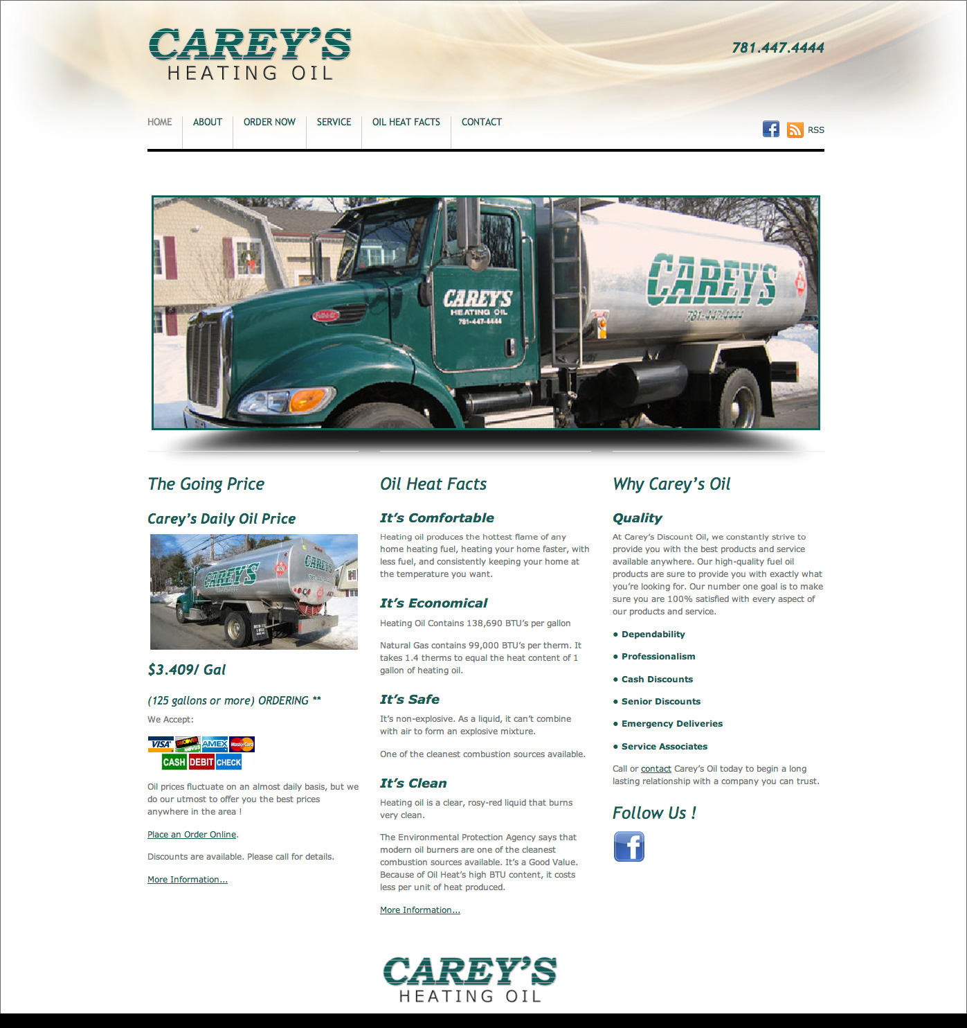 Carey’s Discount Oil Power  Link